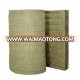 Rock wool blanket faced with wire construction materials