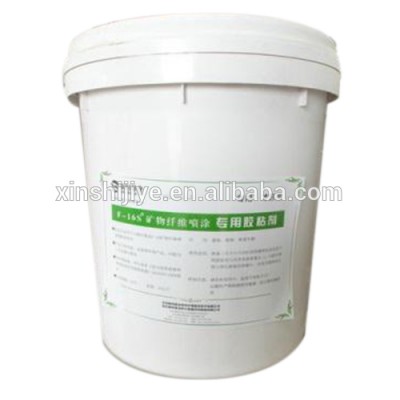 Mineral fiber spray-applied mixed ethylene vinyl acetate